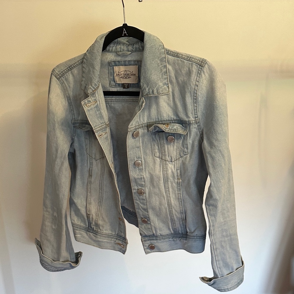 Ashley Vintage Charm Light Blue Denim Jacket
